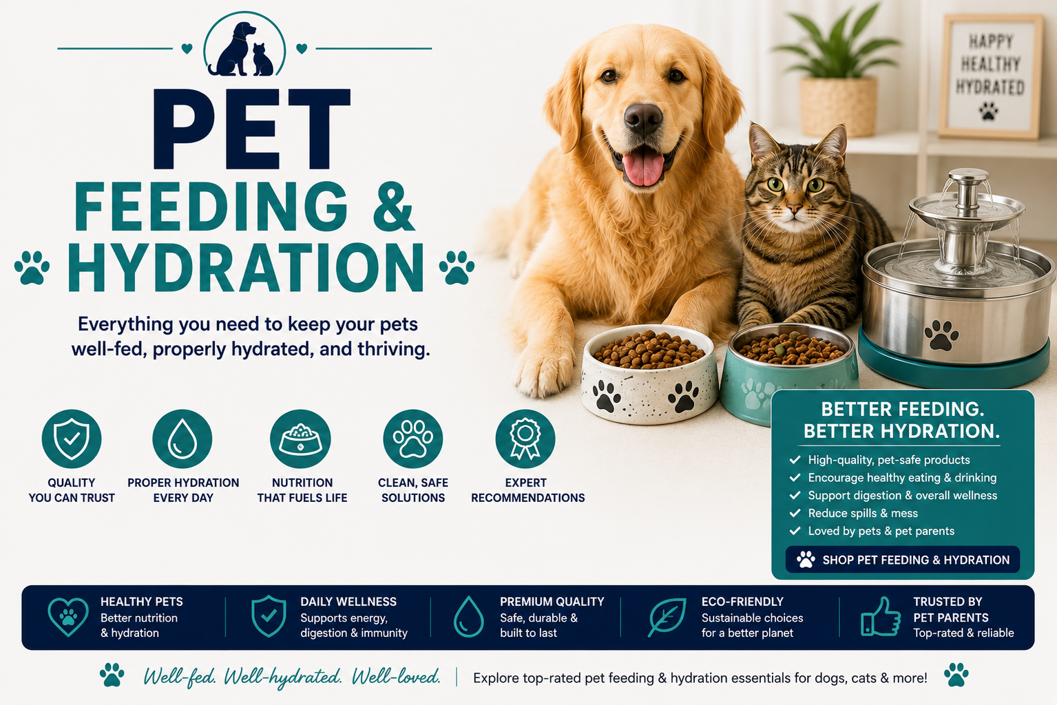 Pet Feeding & Hydration equipment and buying guide