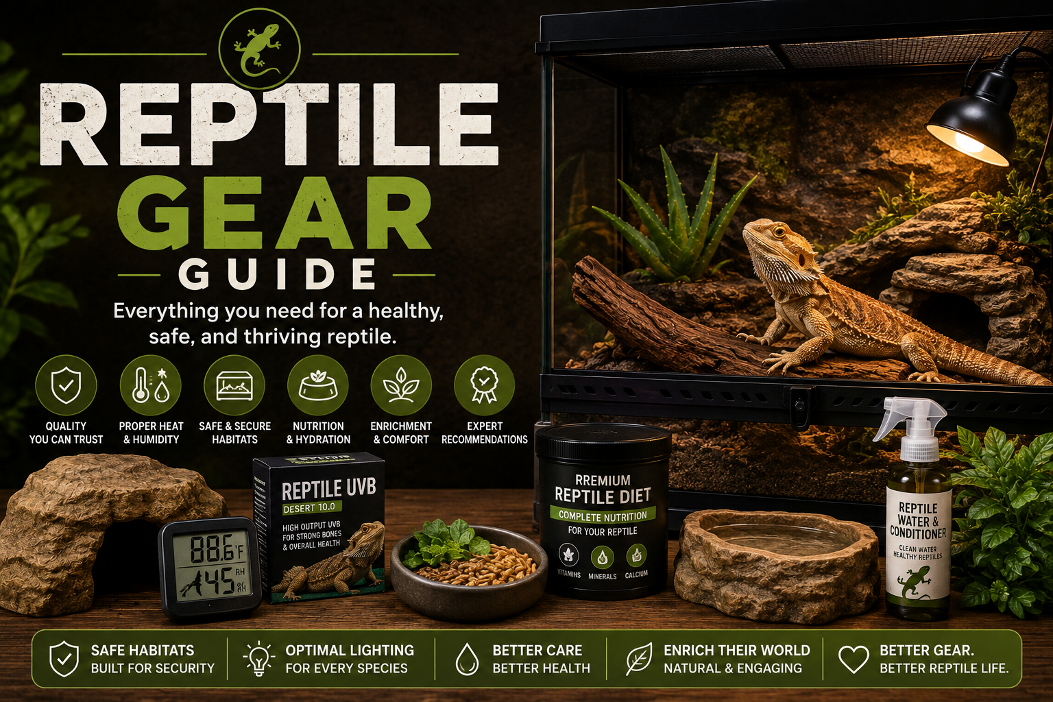 Reptile Gear equipment and buying guide